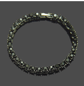 Fashion Hip-Hop Single Row Diamond Bracelet For Men